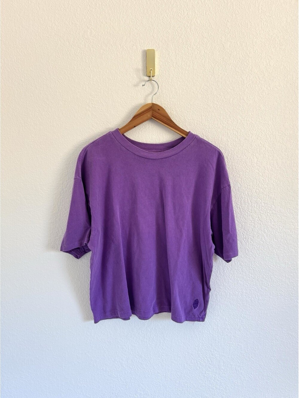 FP Movement by Free People Tackle Tee Shirt Top Size Women’s XS Bright Purple